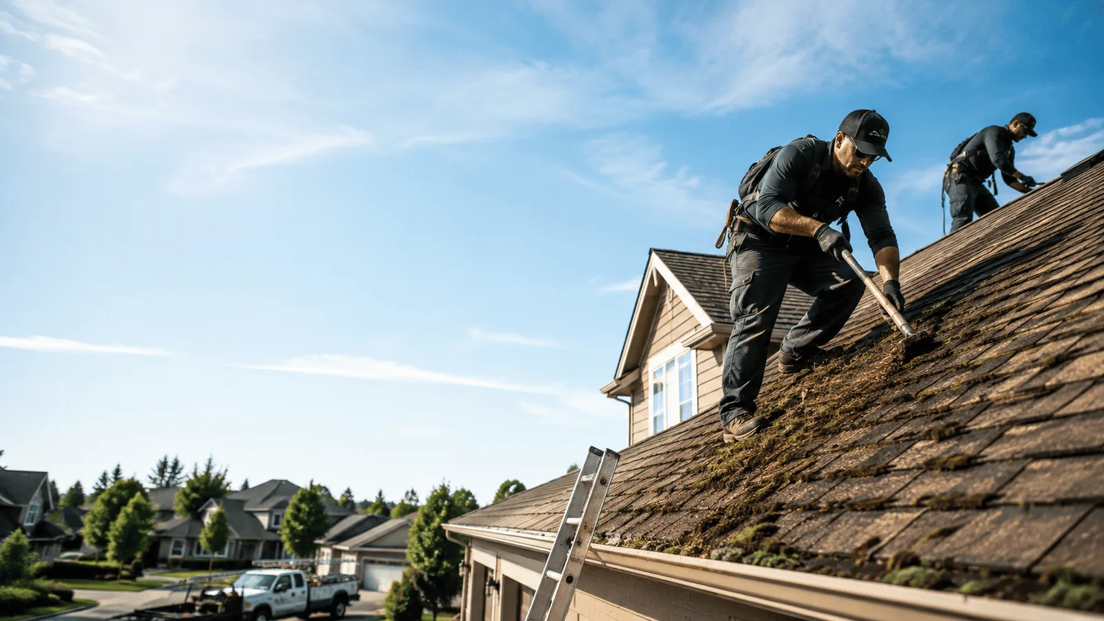 Roof Moss Removal in Schooleys Mountain, NJ near me